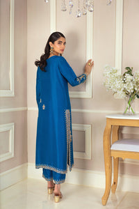 Teal Mirage – Teal & Beige Pure Raw Silk
