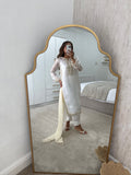 creamy white lace garment