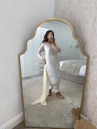 creamy white lace garment creamy white lace garment