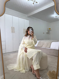 creamy white lace garment creamy white lace garment
