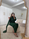 dark bottle green farshi shalwar