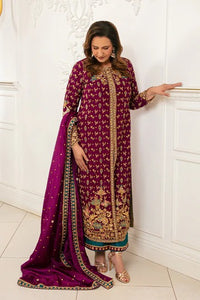 Stunning Party Wear Embroidered 3-Piece Suit with Dupatta