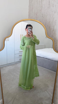Luxury Pistachio Green 3-Piece Palachi Suit
