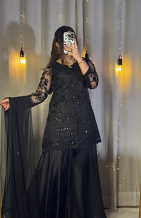 Net Sharara Suit