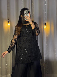 Net Sharara Suit