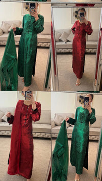 Sheesha Silk Shimmer 3-Piece Suit