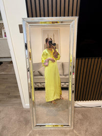 Lemon Luxe Embroidered Silk 3-Piece Suit